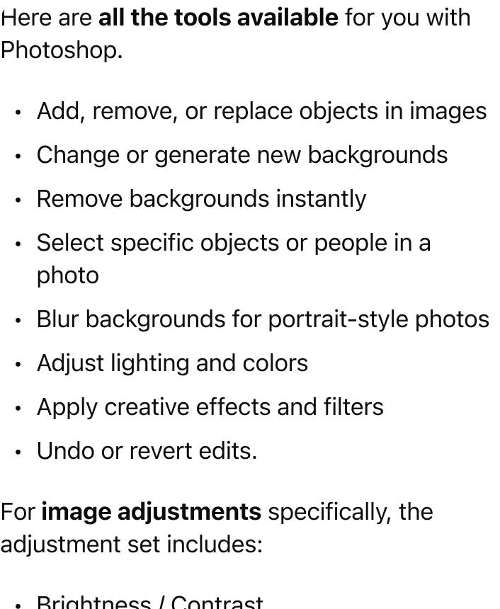 @Adobe Photoshop what tools are available?