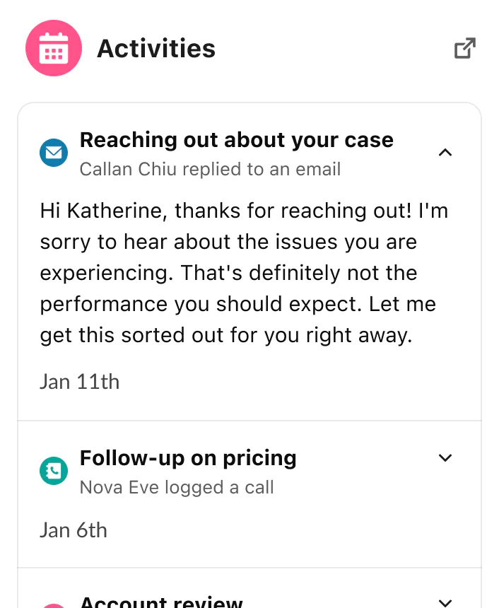 @Agentforce Sales show me activities for Astro Radio