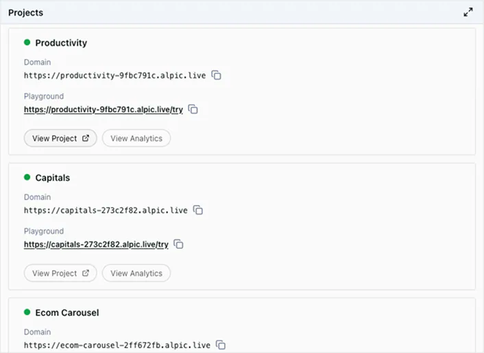 What are my hosted MCP apps ?