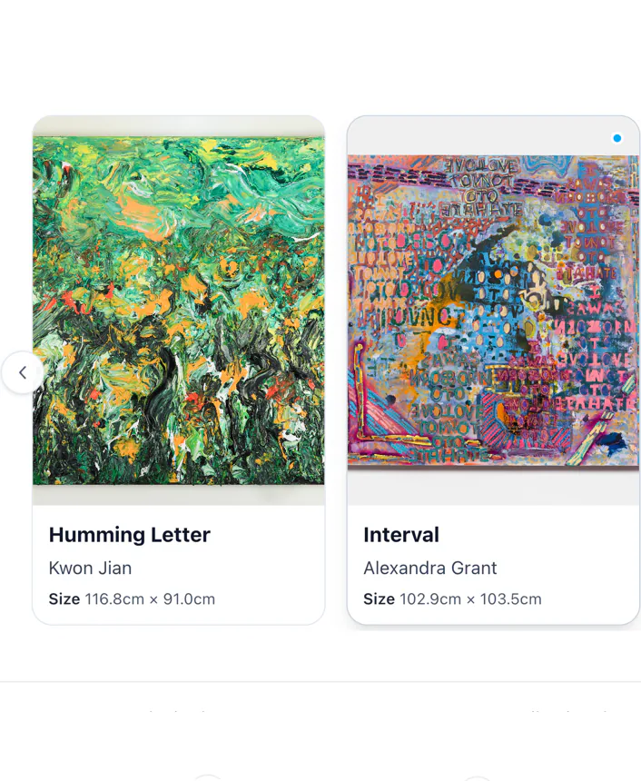 find artworks that are 90cm to 120cm