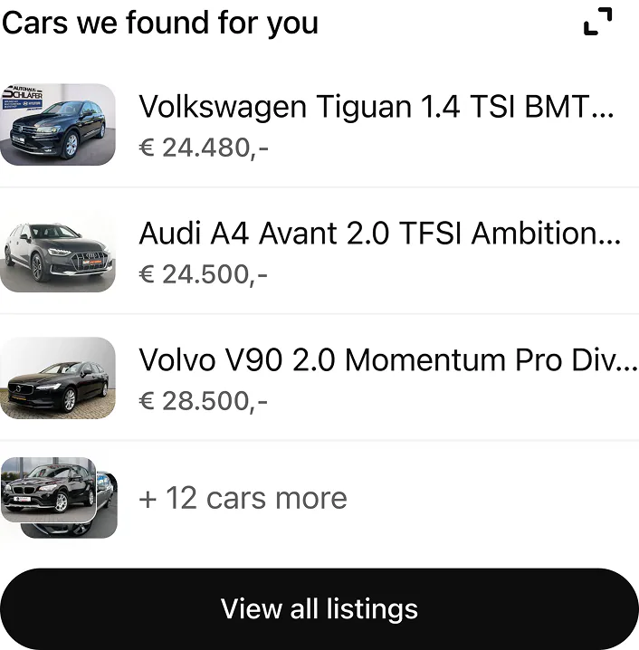 I'm looking for a family car for less than 30k€ near Berlin