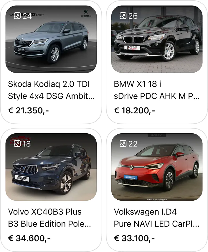 Show me listings for reliable SUVs