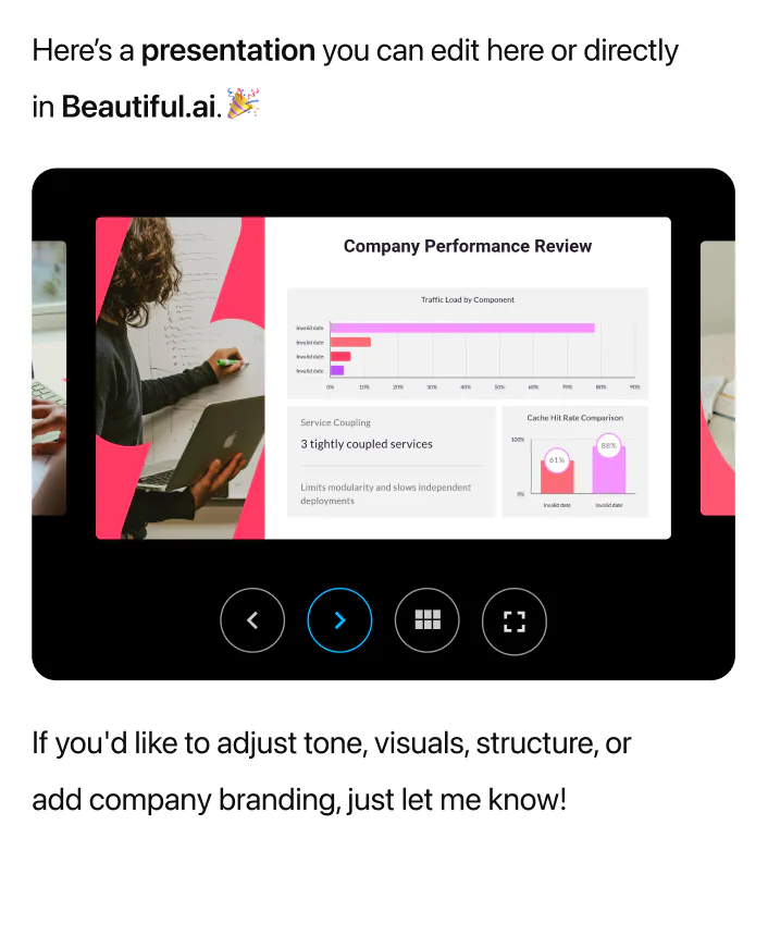 @Beautiful.ai create a deck for a leadership alignment meeting.