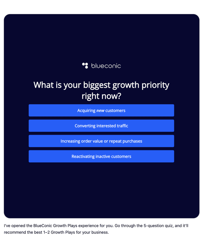 I want to unlock new Growth Plays for my business using BlueConic.