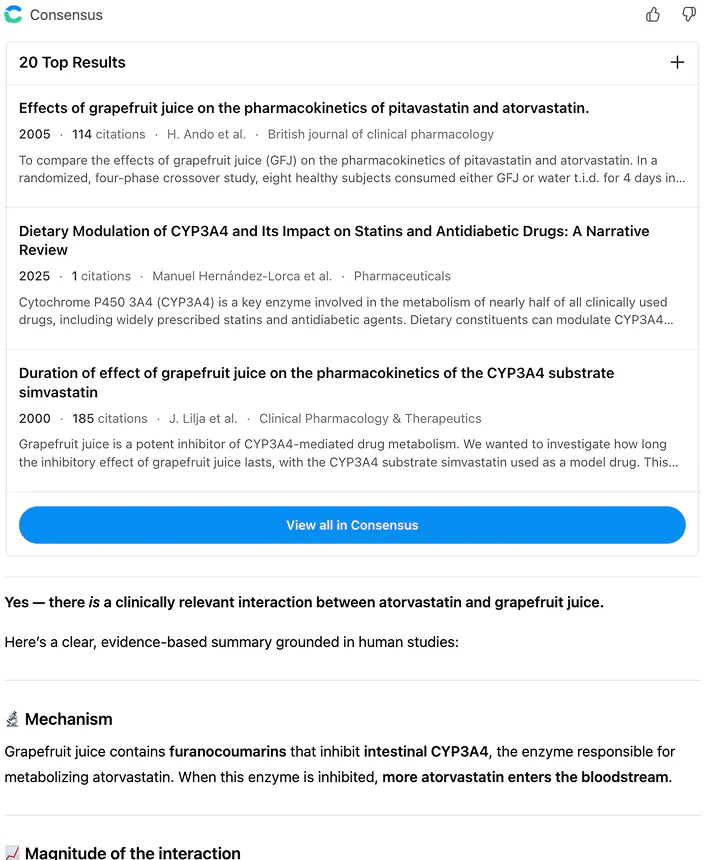 Are there interactions between atorvastatin and grapefruit juice?