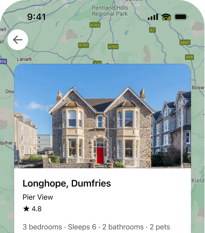 @Cottages Any luxury cottages for a group of six traveling with two dogs?