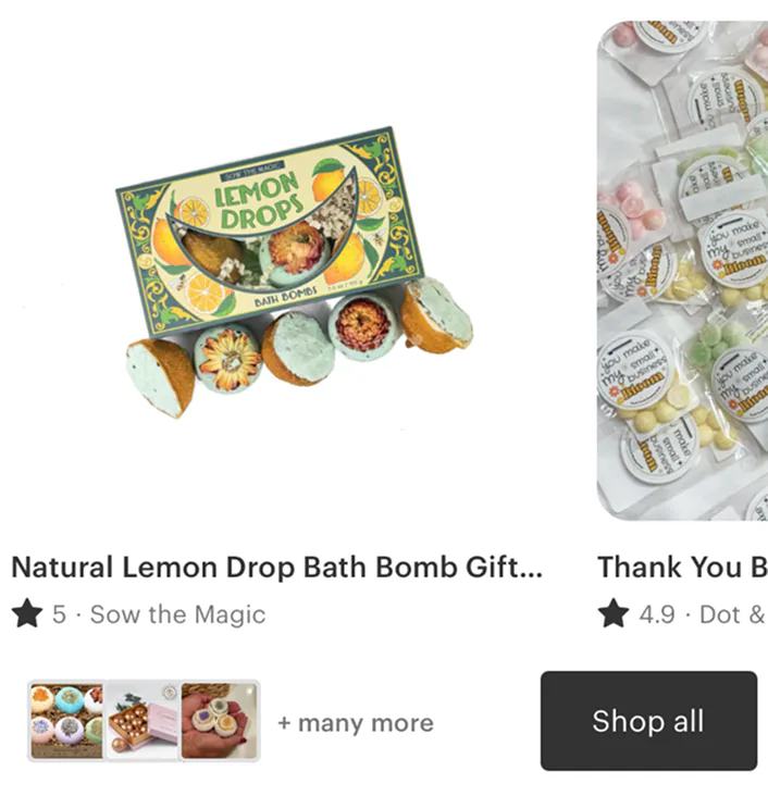 Show me eye-catching, giftable bath bombs