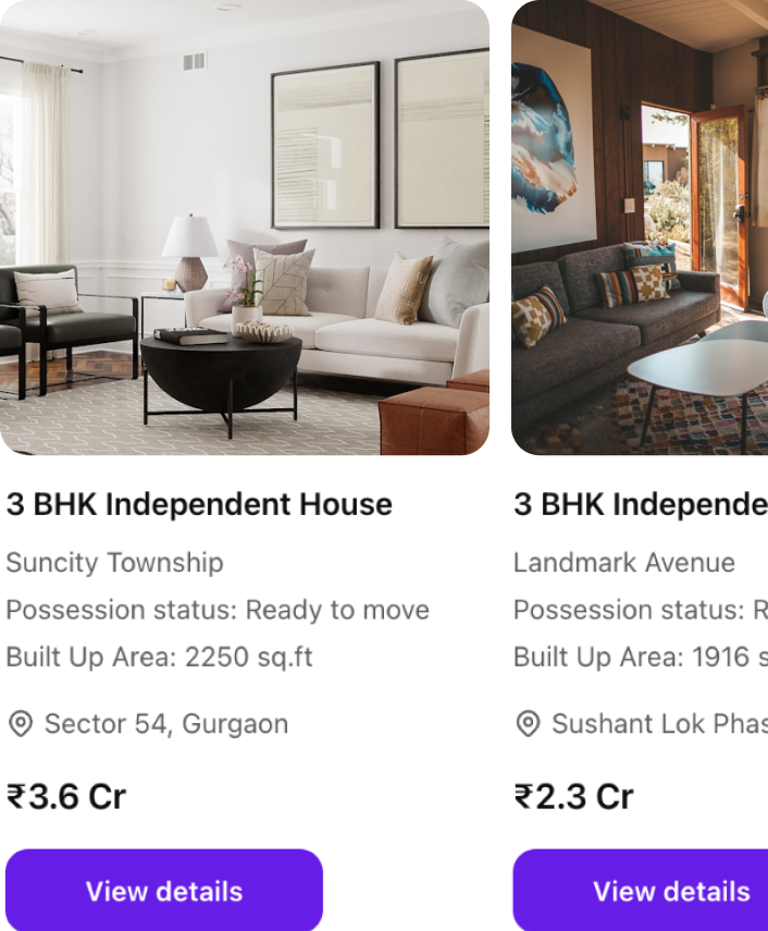 3bhk independent house golf course road gurugram under 5cr