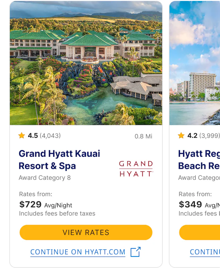 @Hyatt I'm looking for hotels in Hawaii for a family getaway in May