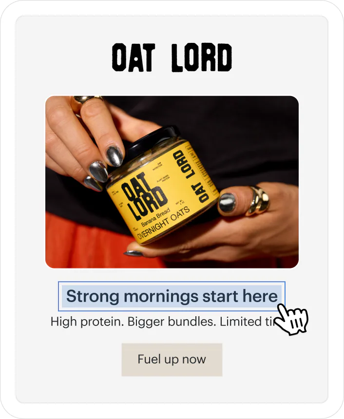 Make this sound punchier