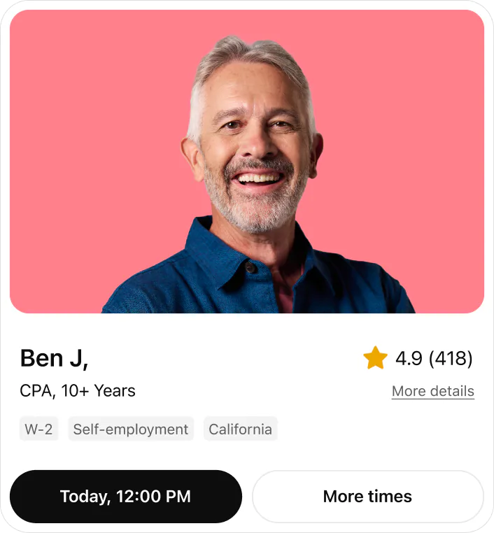 @Intuit TurboTax find me an expert