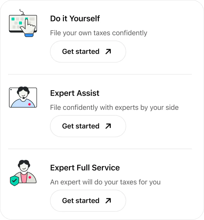 @Intuit TurboTax see filing options