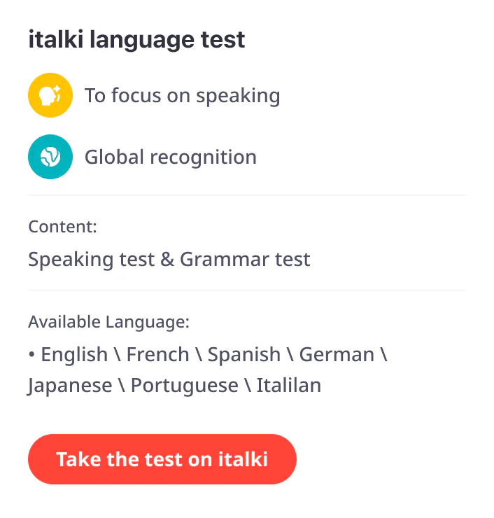 I want to test my French level before I start learning.