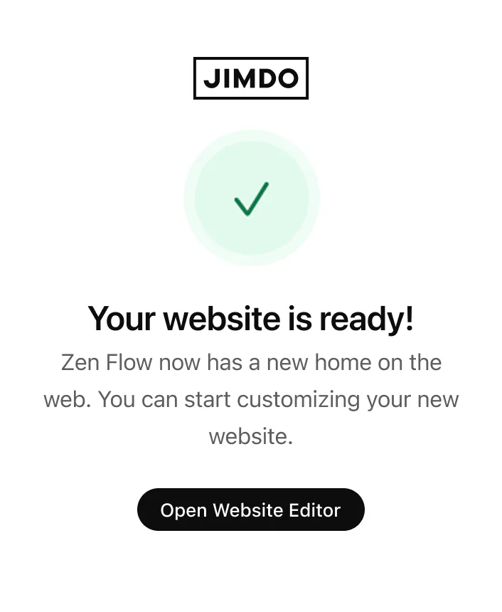 @Jimdo Create a website for my photography business