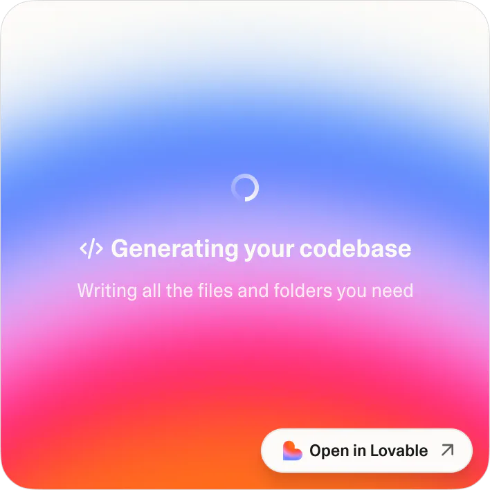 @Lovable build me an AI-powered customer support app