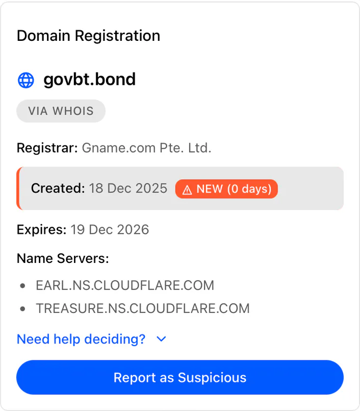 @Malwarebytes verify this suspicious domain: https://flhsmv.govbt.bond