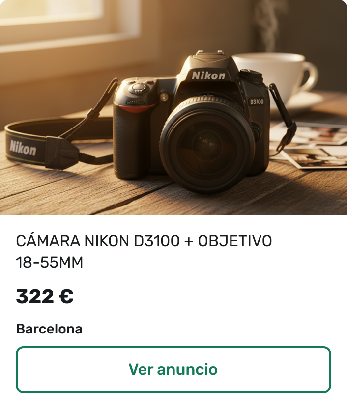 Quiero una cámara Nikon