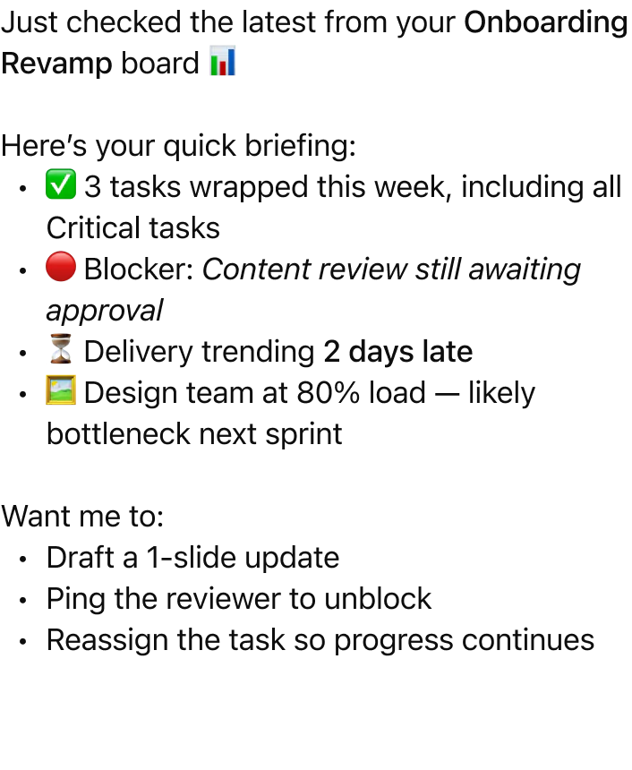 @Monday.com brief me on the onboarding revamp