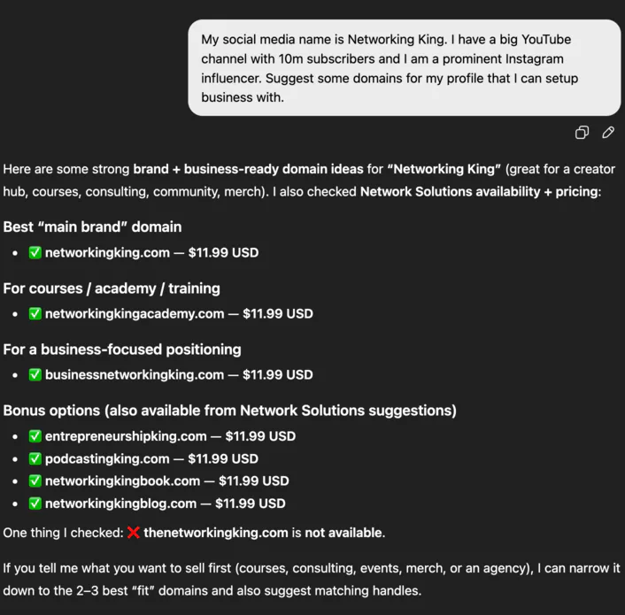 Create your online presence.