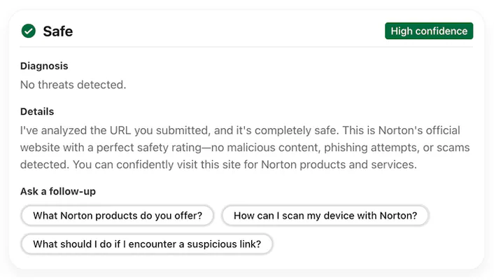 @Norton, Can you confirm https://norton.com is secure?