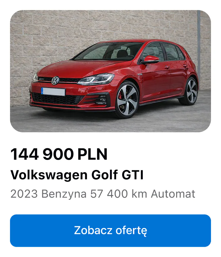 Show me an automatic car below 150K PLN