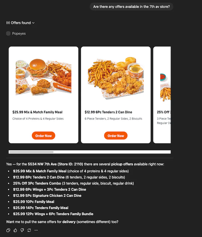 Are there any offers available in the 7th ave store?