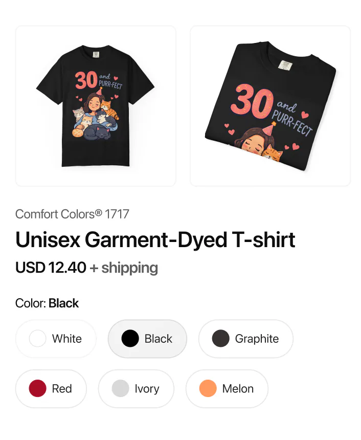 @Printify Make the design suitable for a black tshirt.