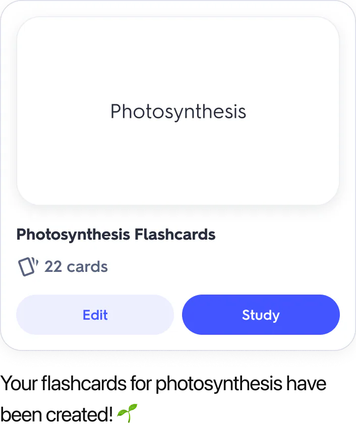 @Quizlet Create flashcards on photosynthesis