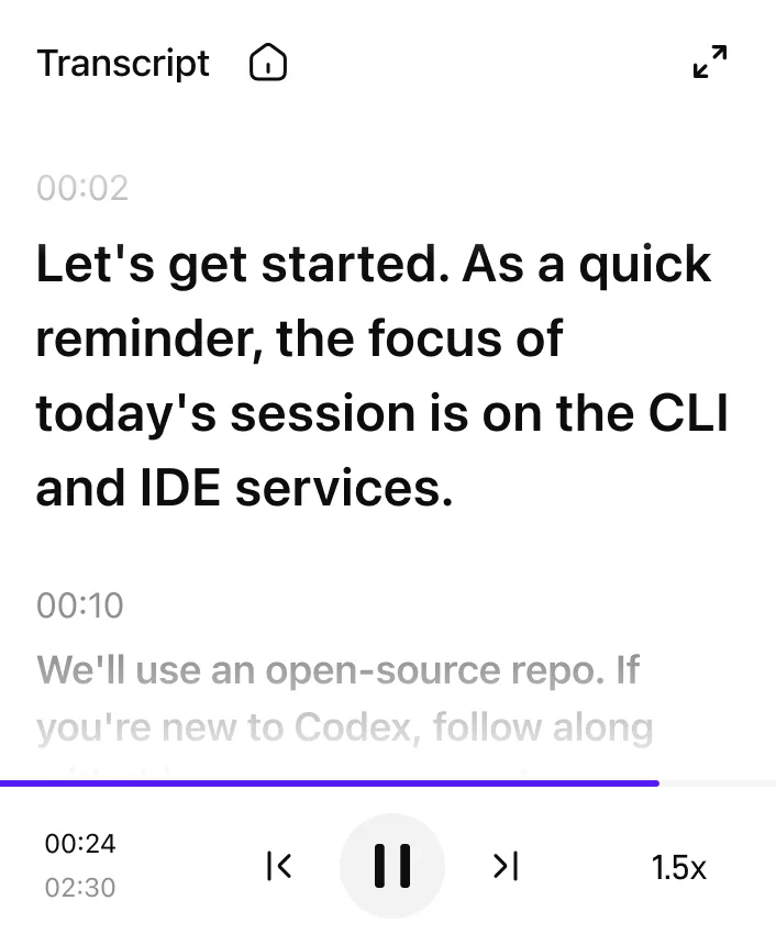 @Sider Recorder & Transcriber Open recorder