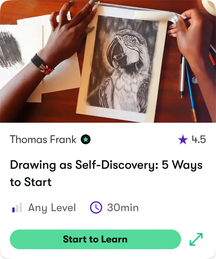 I want to learn how to draw