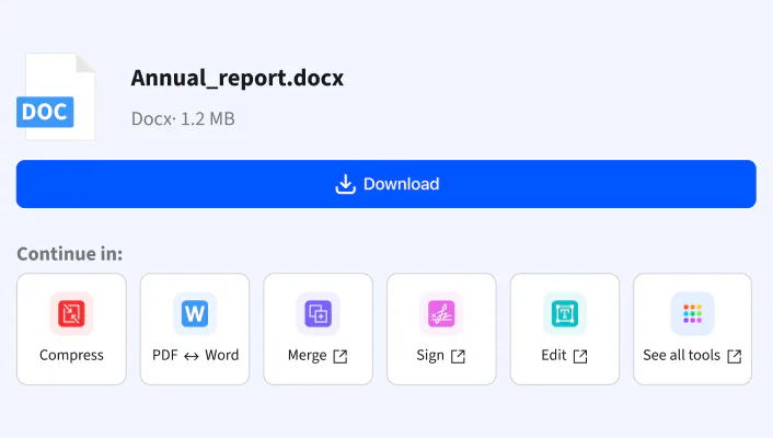 @Smallpdf convert my powerpoint presentation to a pdf