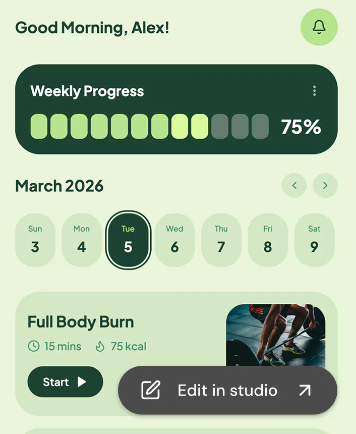 @Sticklight build a Fitness and Health Tracking app