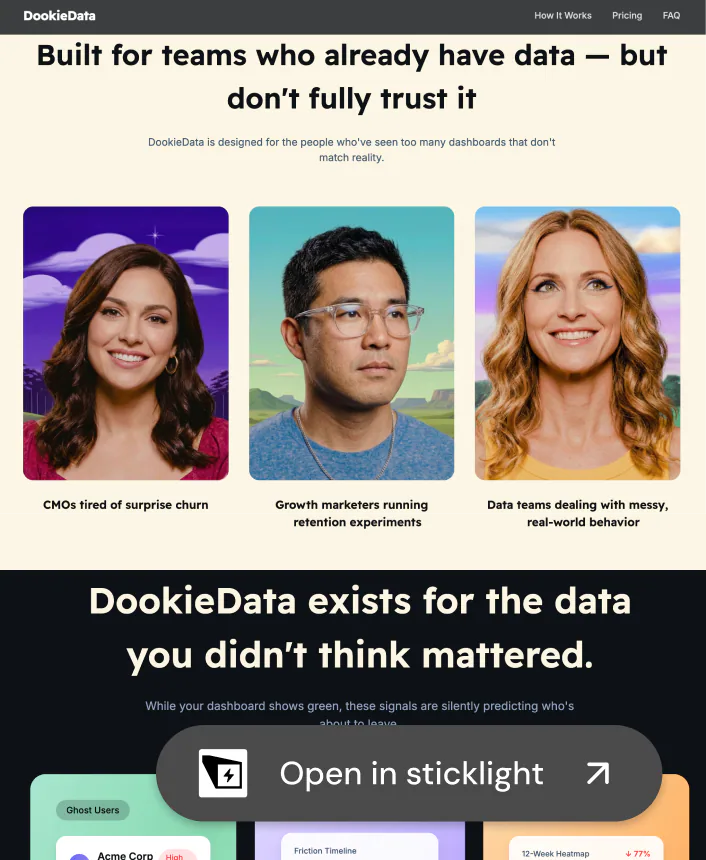 @Sticklight build a high-conversion B2B retention strategy page