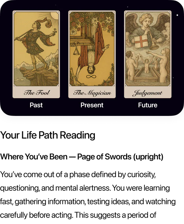@Tarot I want clarity on my life now and what’s ahead.