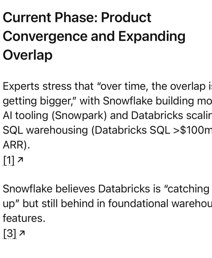Expert insights with citations to Third Bridge transcript sources