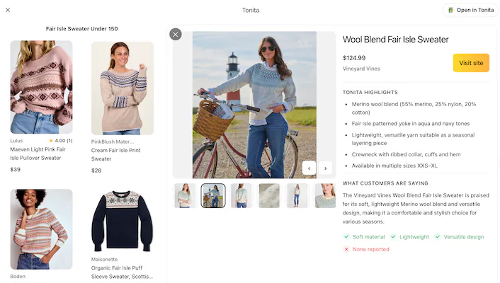 @Tonita fair isle sweaters