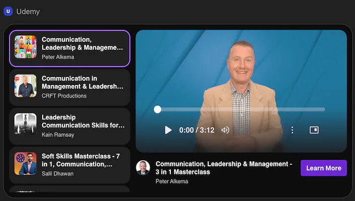 I want to build stronger leadership and communication skills.