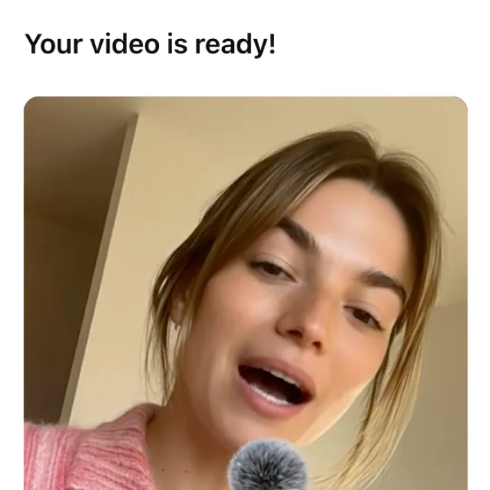 Ok, I think we’re ready to generate the video!