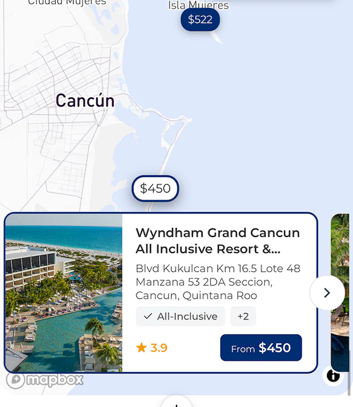 Taking my family to Cancun in May. Show me all-inclusive hotels.