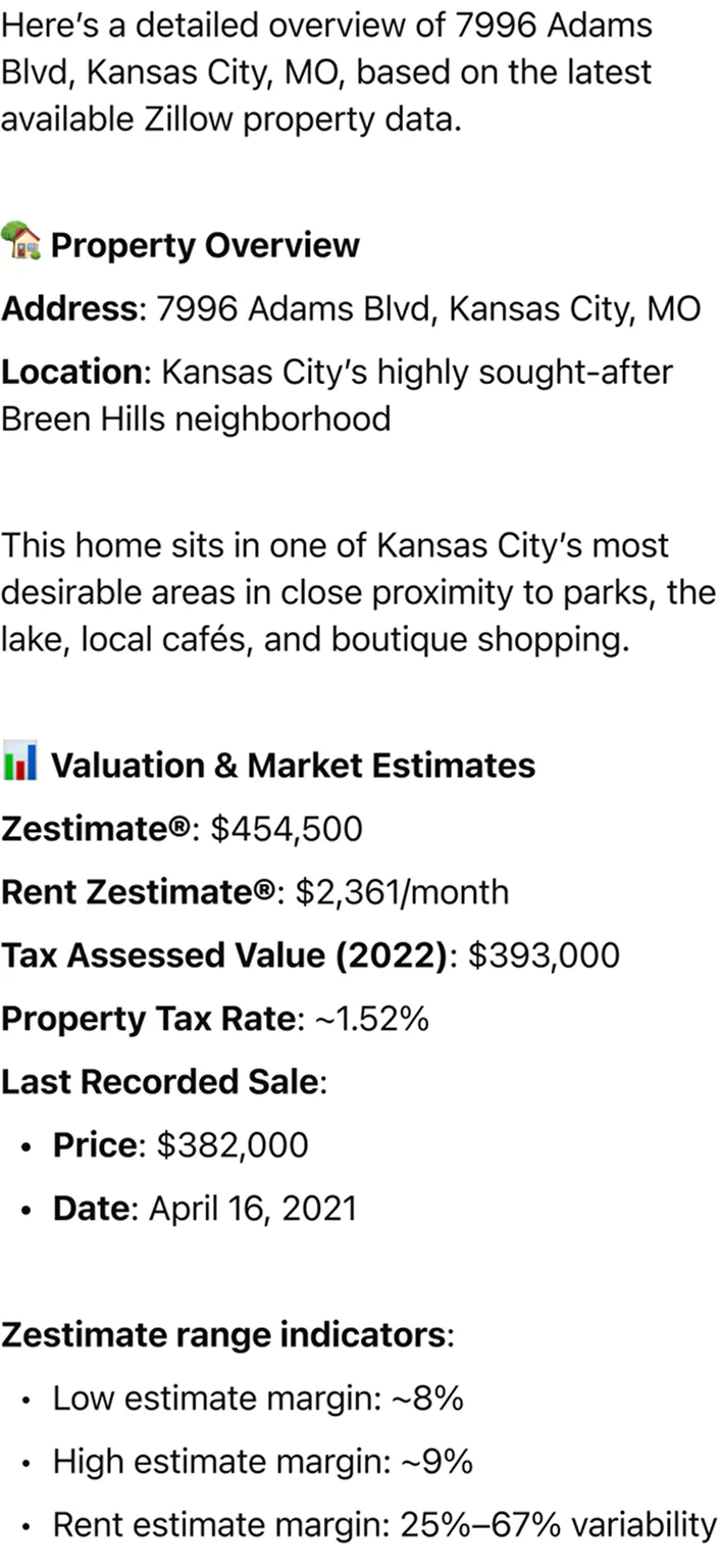 @Zillow tell me more about this property